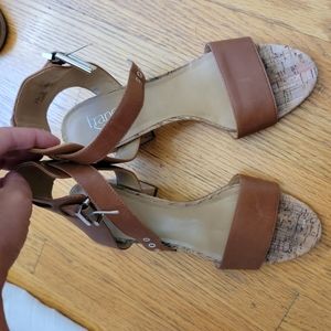 Cognac sandals